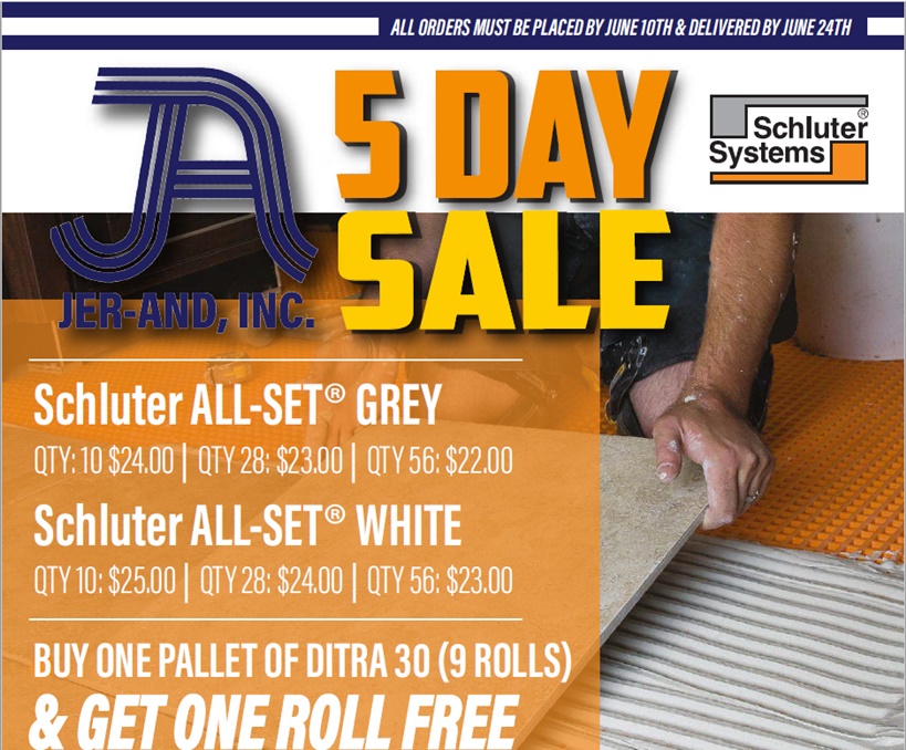 2022 Jer-And 5 Day Sale